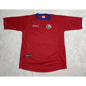 Costa Rica Joma Football Shirt Men Size Large Home 2005‎ Soccer Jersey Red VTG